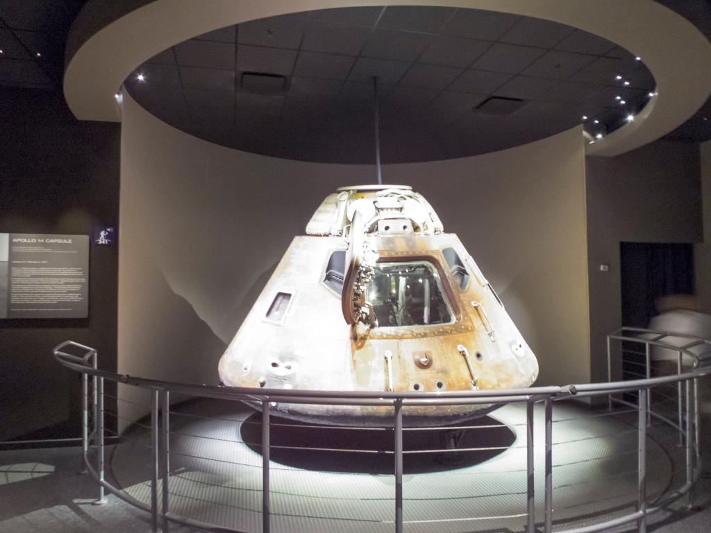 The Apollo 14 capsule