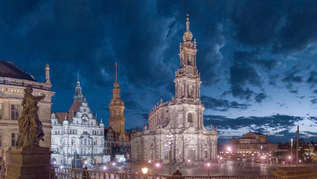 Hof church (Holy Trinity Sanctissimae Cathedral) Dresden