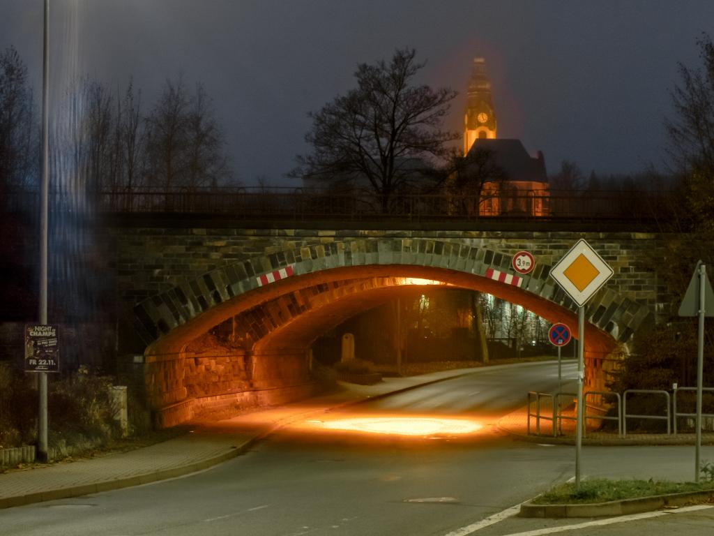 Railway bridges in Adorf close to station