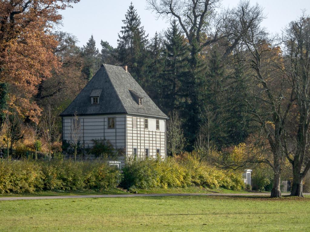 Goethes Gartenhaus im Park an der Ilm zu Weimar