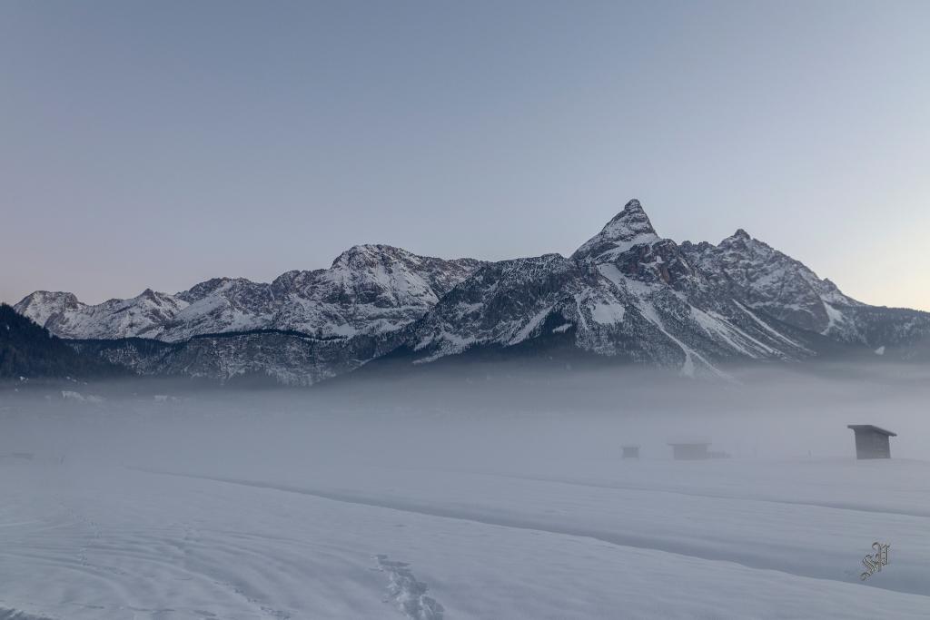 Abendnebel an der Ehrwalder Sonnenspitze