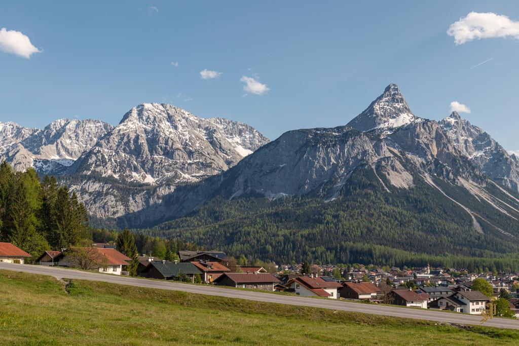 Ehrwald am Fuße der Sonnenspitze